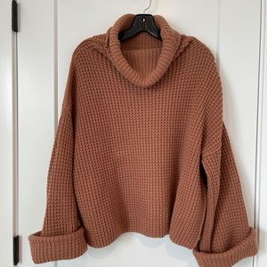 Free People Cowl Neck Sweater